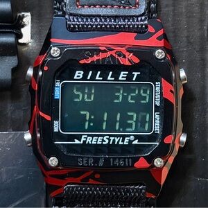 Freestyle Shark BILLET Aluminum Digital Men's Unisex Watch & Extra Band *NEW*
